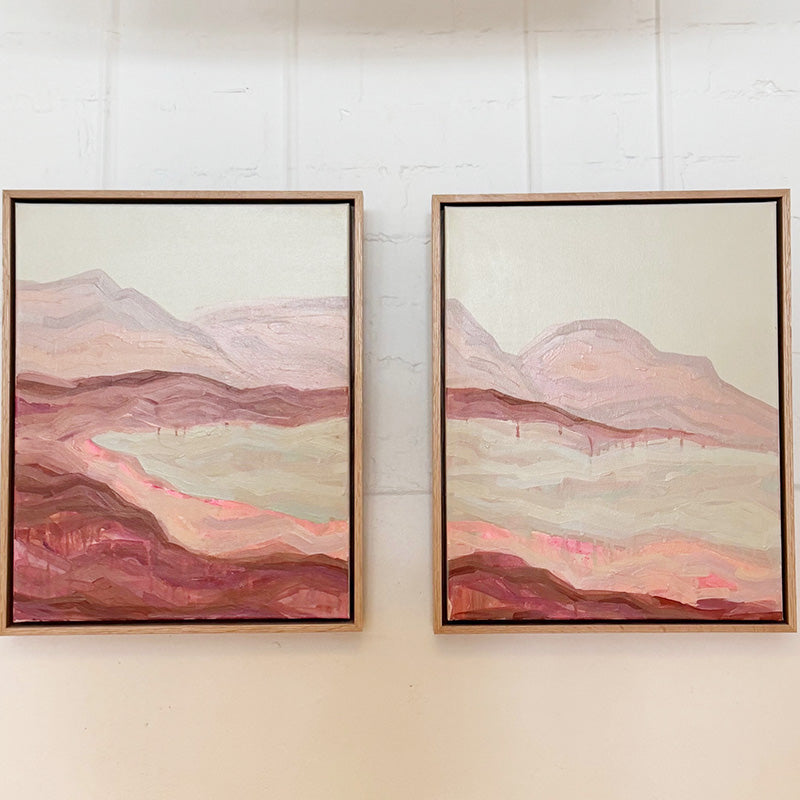 The Hazzards Diptych by Kim Saunders 400x500x2