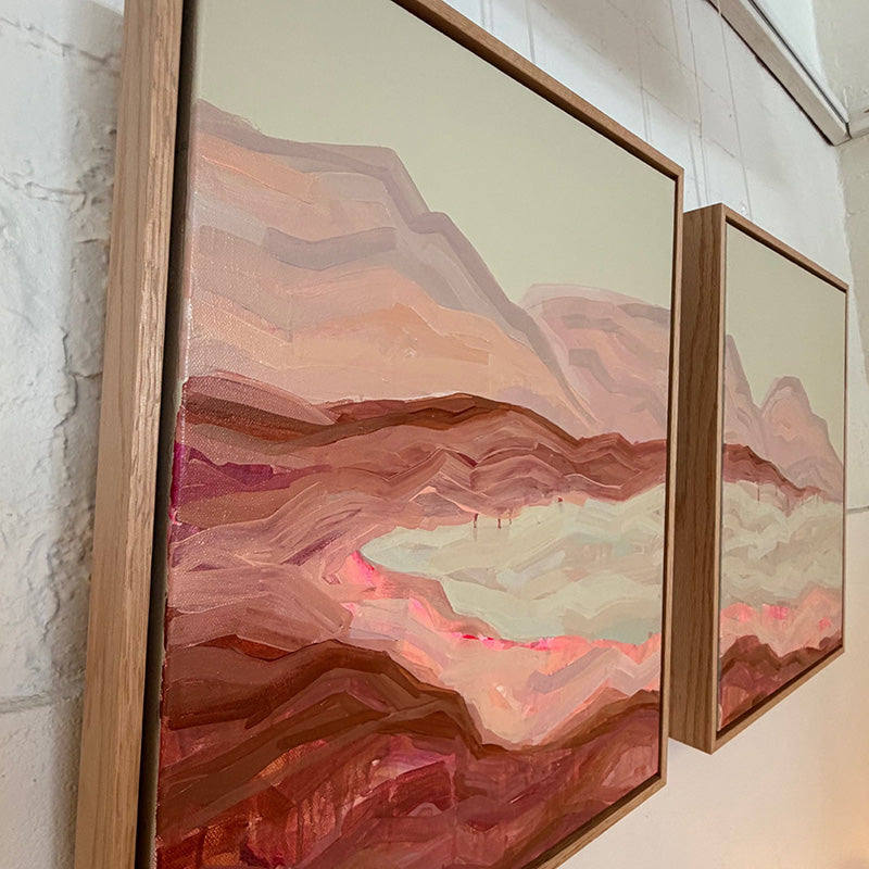 The Hazzards Diptych by Kim Saunders 400x500x2