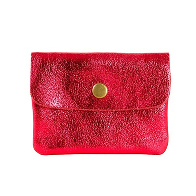 Mini Wallet Metallic Cherry