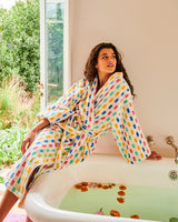 Find Tic Tak Terry Bath Robe - Kip & Co at Bungalow Trading Co.