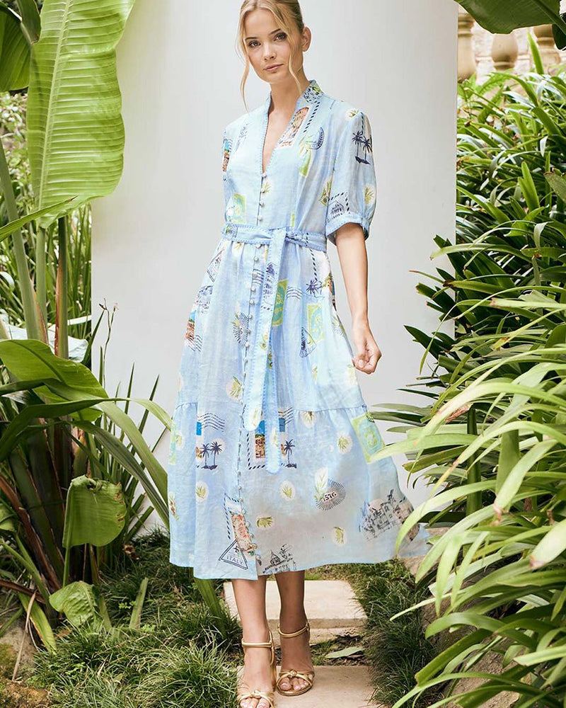 Find Tilda Olive Ankle Dress - The Dreamer Label at Bungalow Trading Co.