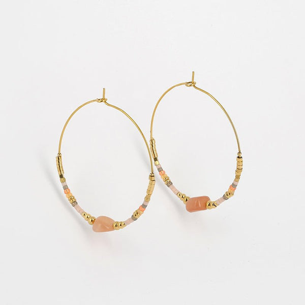 Find Trieste Hoop Earrings - Zag Bijoux at Bungalow Trading Co.