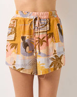 Find Tropez Shorts Summer Daze - Walnut Melbourne at Bungalow Trading Co.