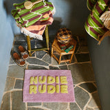 Find Tula Nudie Rudie Bath Mat Mini Mauve - Sage & Clare at Bungalow Trading Co.