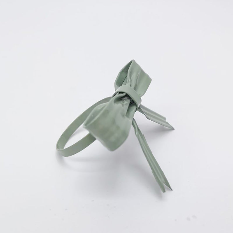 Bow Napkin Ring Sage