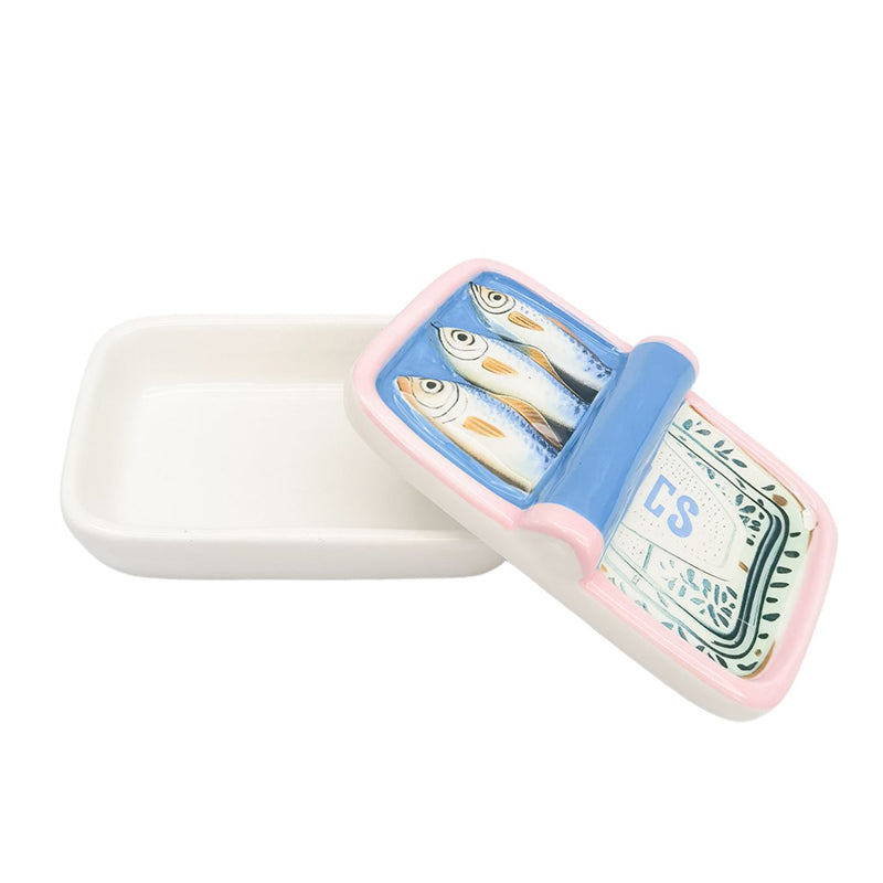 Sardine Trinket Box Blue