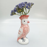 Perdy Parrot Planter/Vase Pink