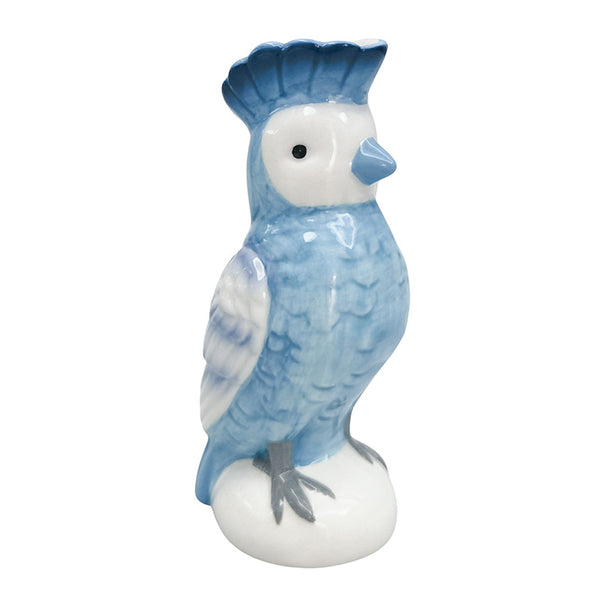 Perdy Parrot Planter/Vase Blue