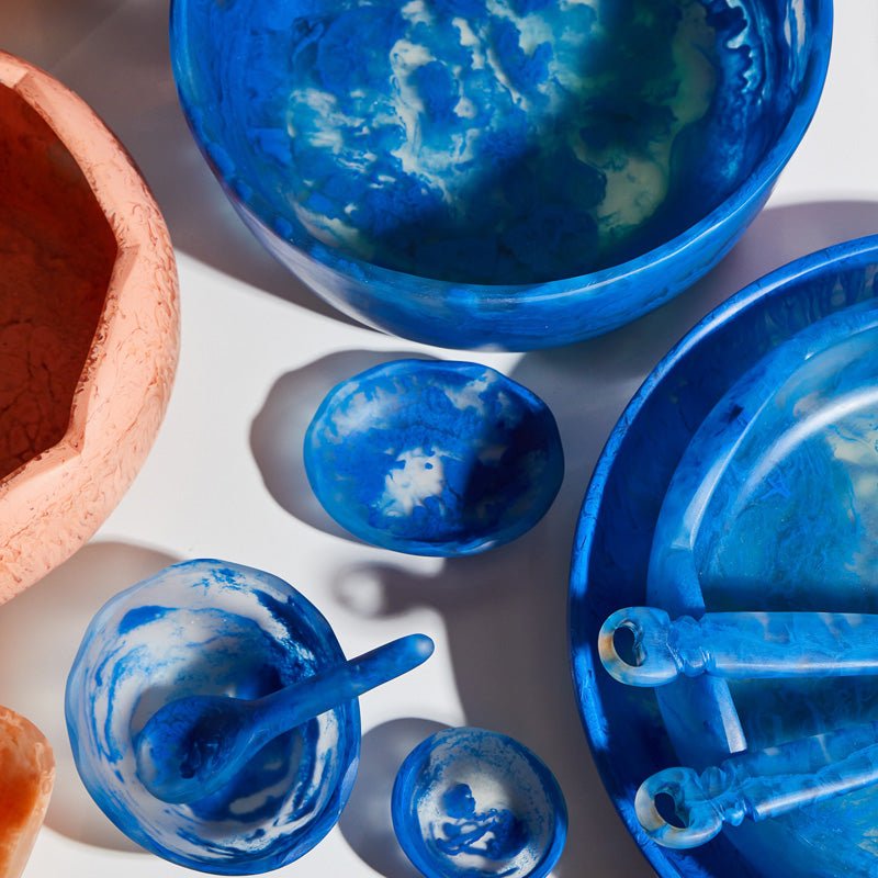 Find Una Mini Bowl Lapis - Sage & Clare at Bungalow Trading Co.