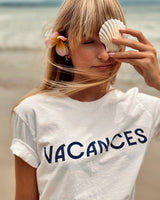 Find Vacances Blue T Shirt - Little Palma at Bungalow Trading Co.