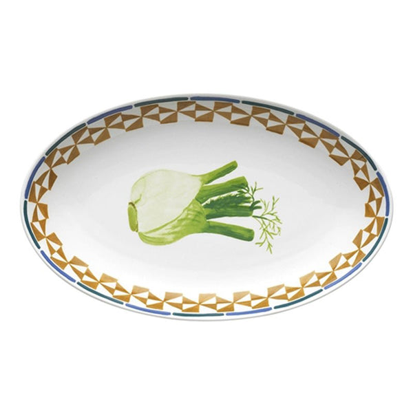 Find Valentina Oval Serving Platter Fennel - CWM at Bungalow Trading Co.