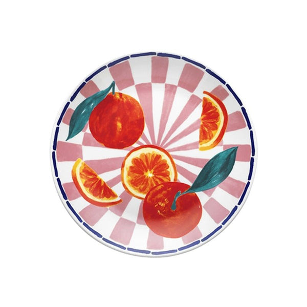 Find Valentina Side Plate Tangerine - CWM at Bungalow Trading Co.