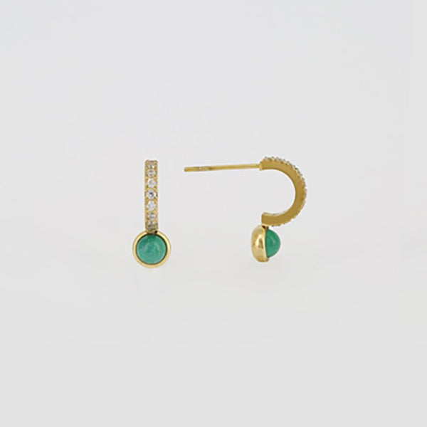 Find Vanilo Earrings Green - Zag Bijoux at Bungalow Trading Co.