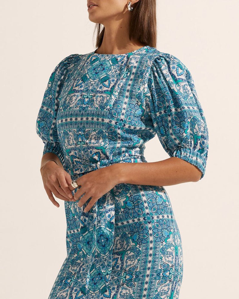 Find Venture Dress Sapphire Tile - Zoe Kratzmann at Bungalow Trading Co.