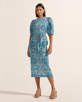 Find Venture Dress Sapphire Tile - Zoe Kratzmann at Bungalow Trading Co.