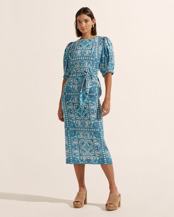 Find Venture Dress Sapphire Tile - Zoe Kratzmann at Bungalow Trading Co.