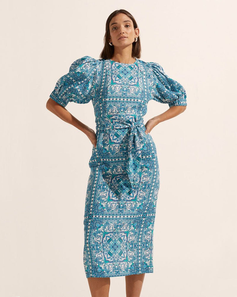 Find Venture Dress Sapphire Tile - Zoe Kratzmann at Bungalow Trading Co.