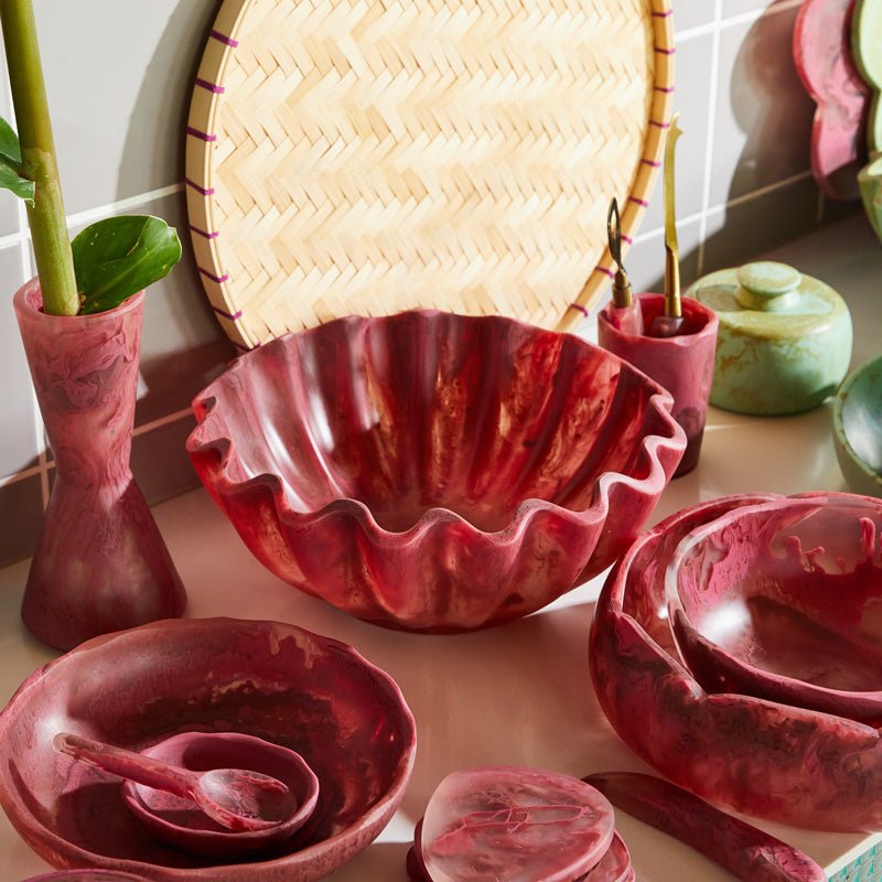 Find Venus Bowl Rhubarb - Sage & Clare at Bungalow Trading Co.