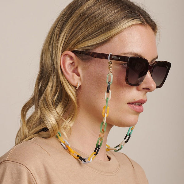 Find Vicky Sunglass Chain - Tiger Tree at Bungalow Trading Co.