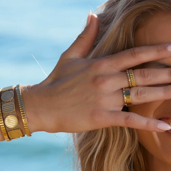 Find Viola Gold Ring - Arms of Eve at Bungalow Trading Co.