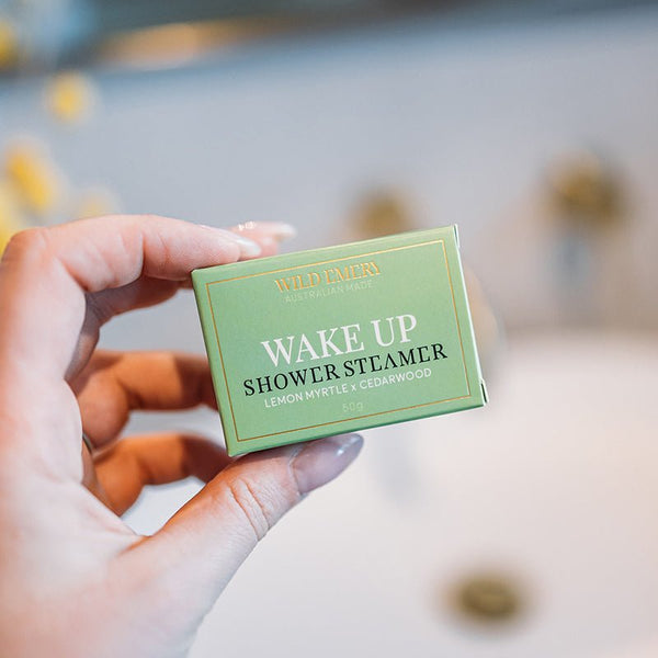 Find Wake Up Shower Steamer - Wild Emery at Bungalow Trading Co.