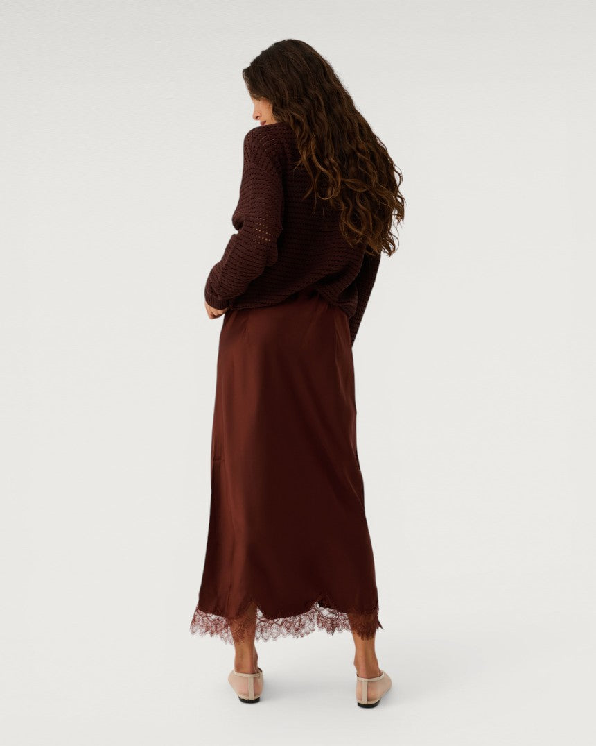 Luna Skirt Truffle Lace