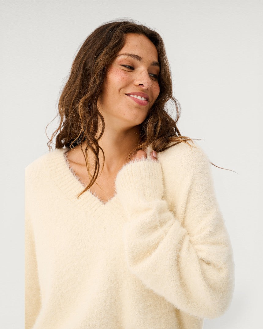 Emmie Knit Sweater Cream