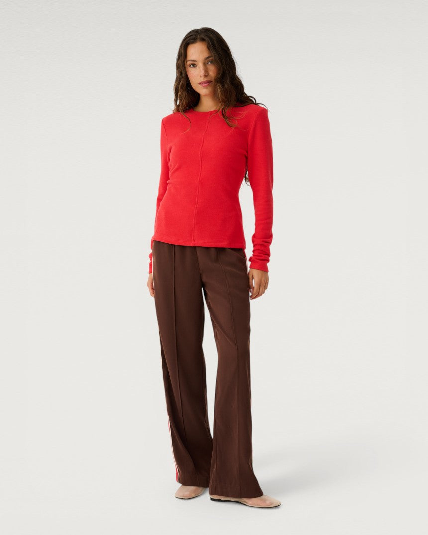 Aspyn Long Sleeve Top Siren Red