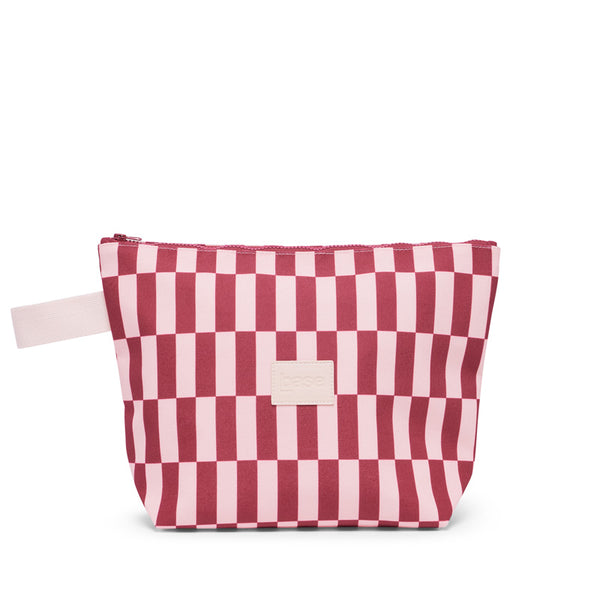 Wet Base Large Burgundy/Peony Check
