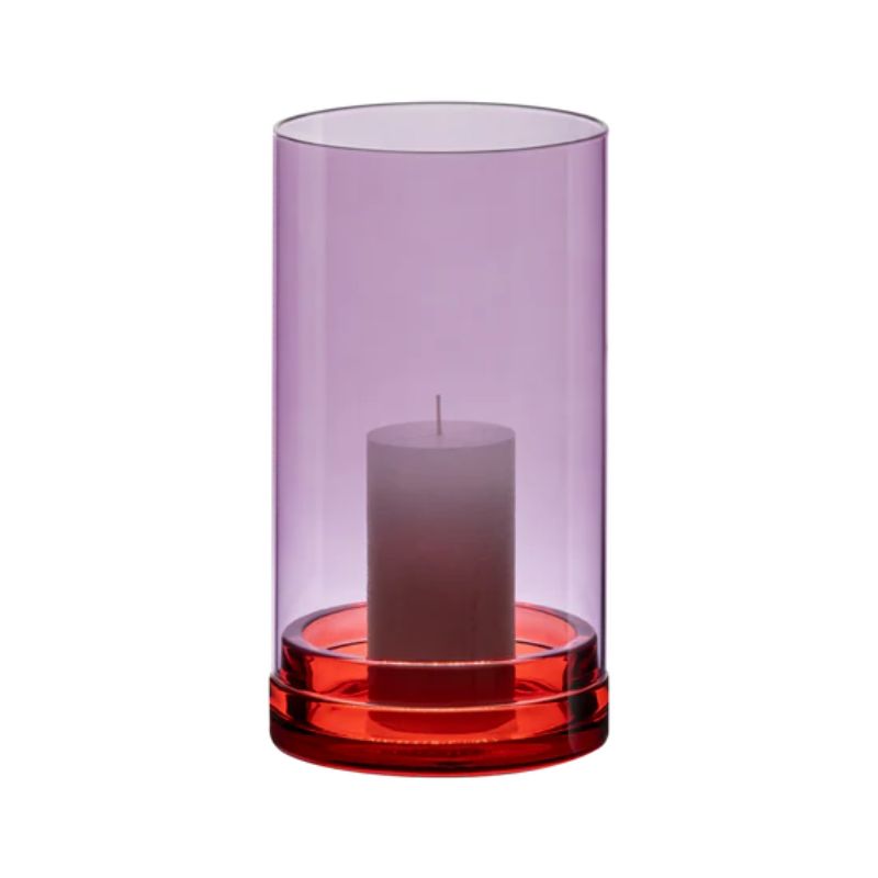 Lucius Glass Lantern Large Violet