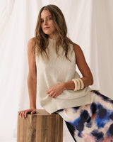 Find Xander Vest Boucle Knit - Cartel & Willow at Bungalow Trading Co.