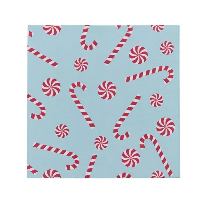 Find Xmas Candy Paper Napkins Pack of 20 - Coast to Coast at Bungalow Trading Co.