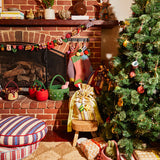 Palmina Knitted Stocking Crimson