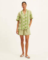 Find Zain Shirt Lime - Summery Copenhagen at Bungalow Trading Co.