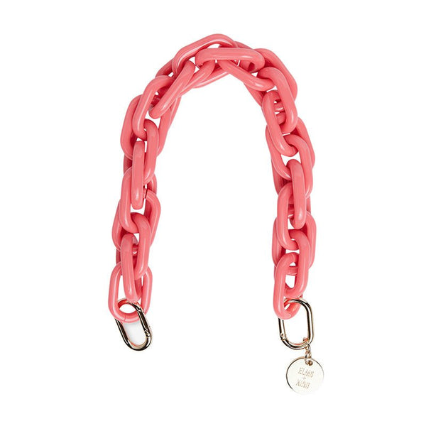 Elms King Acrylic Chain Strap Coral Bungalow Trading Co