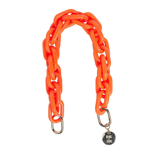 Find Acrylic Chain Strap Orange - Elms + King at Bungalow Trading Co.