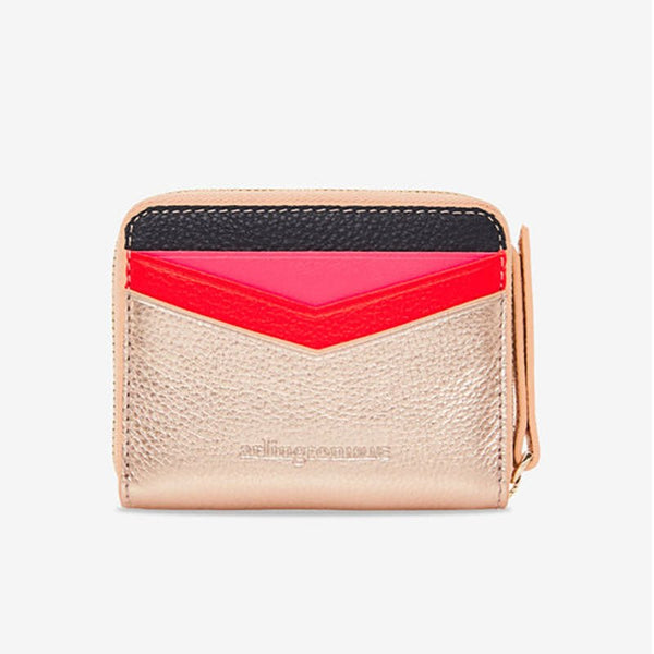 Find Alexis Zip Purse Rose Gold Multi - Arlington Milne at Bungalow Trading Co.