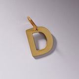 Find Alphabet Brass Keyring - Indigo Love at Bungalow Trading Co.