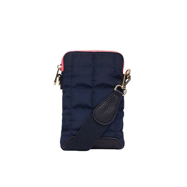 Find Baker Phone Bag French Navy - Elms + King at Bungalow Trading Co.