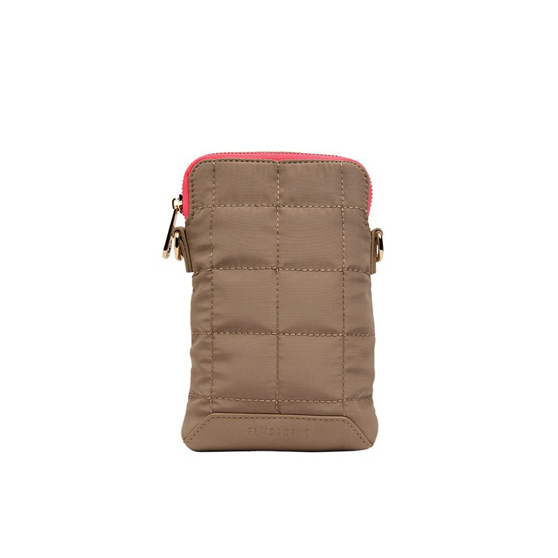 Find Baker Phone Bag Taupe - Elms + King at Bungalow Trading Co.