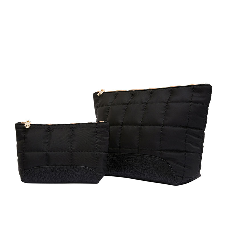 Find Beauty Case Black/Oyster - Elms + King at Bungalow Trading Co.