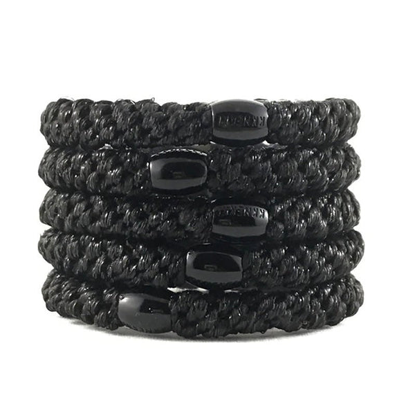 Find Beeyoo Hairbands Black Glitter Set of 5 - Beeyoo at Bungalow Trading Co.
