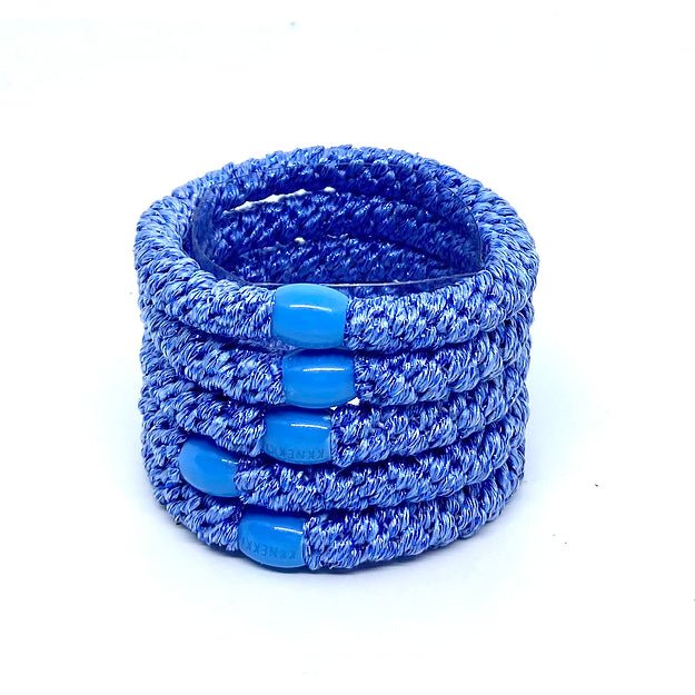 Find Beeyoo Hairbands Blue Glitter Set of 5 - Beeyoo at Bungalow Trading Co.