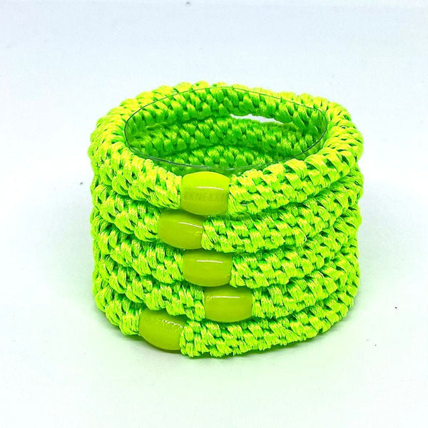 Find Beeyoo Hairbands Neon Green Set of 5 - Beeyoo at Bungalow Trading Co.