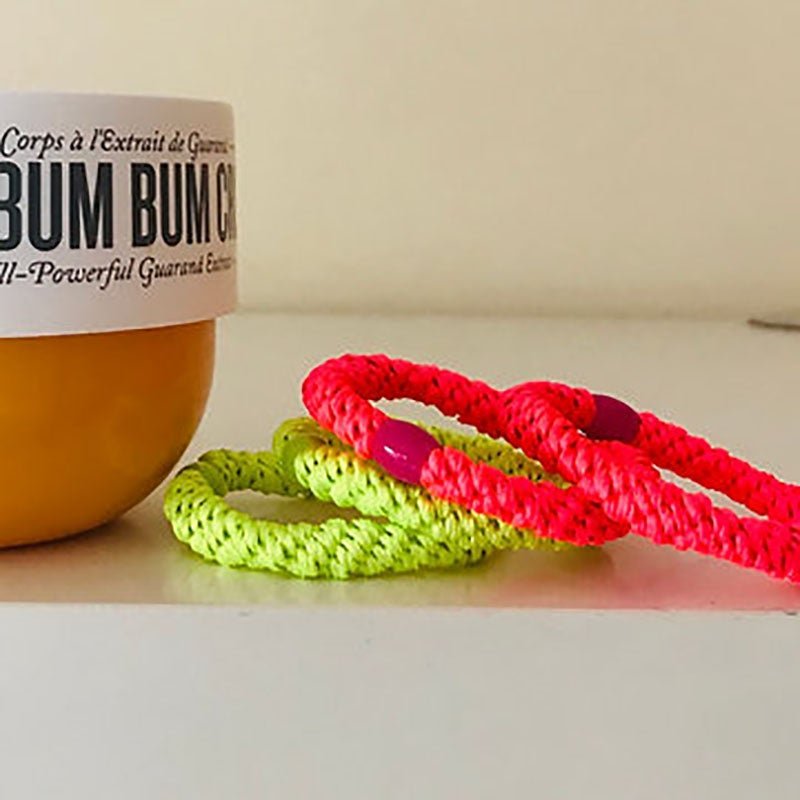 Find Beeyoo Hairbands Neon Pink Set of 5 - Beeyoo at Bungalow Trading Co.