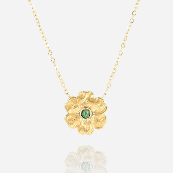 Find Blom Necklace Green - Zag Bijoux at Bungalow Trading Co.