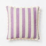 Find Bold Stripe Lilac Peach Cushion 60cm - Bonnie & Neil at Bungalow Trading Co.