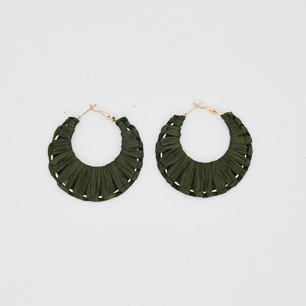 Find Britt Earrings Green - Holiday Trading at Bungalow Trading Co.
