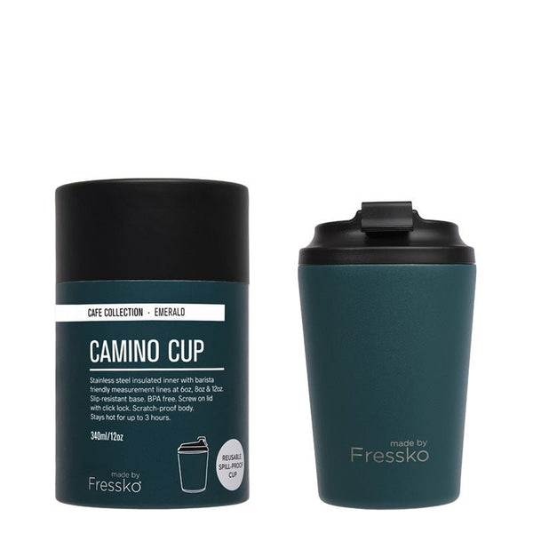 Find Camino Coffee Cup Emerald 340ml - FRESSKO at Bungalow Trading Co.