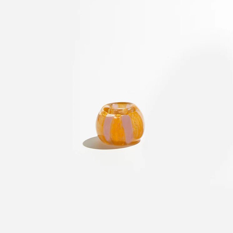 Find Candy Candle Holder Small Pink/Mango - Ben David at Bungalow Trading Co.